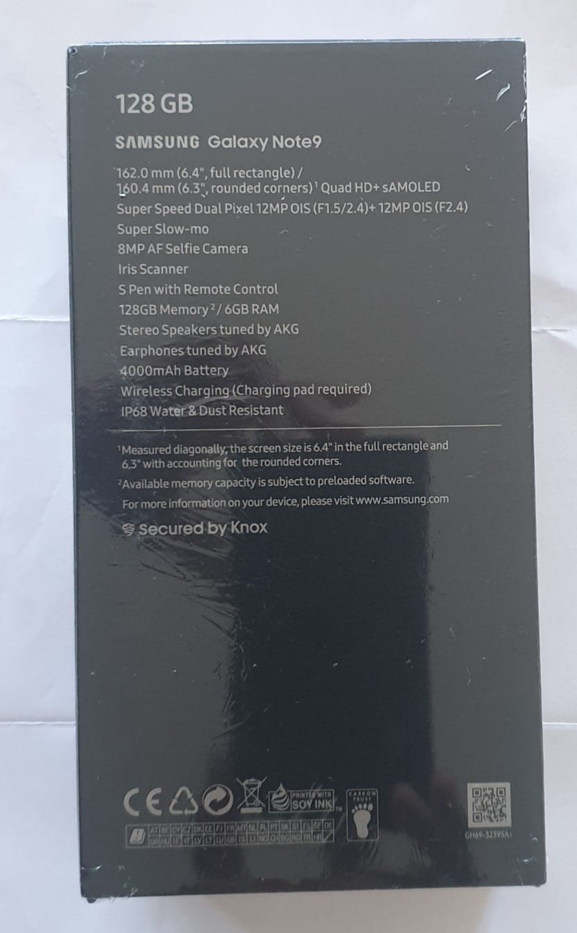 Samsung galaxy note9