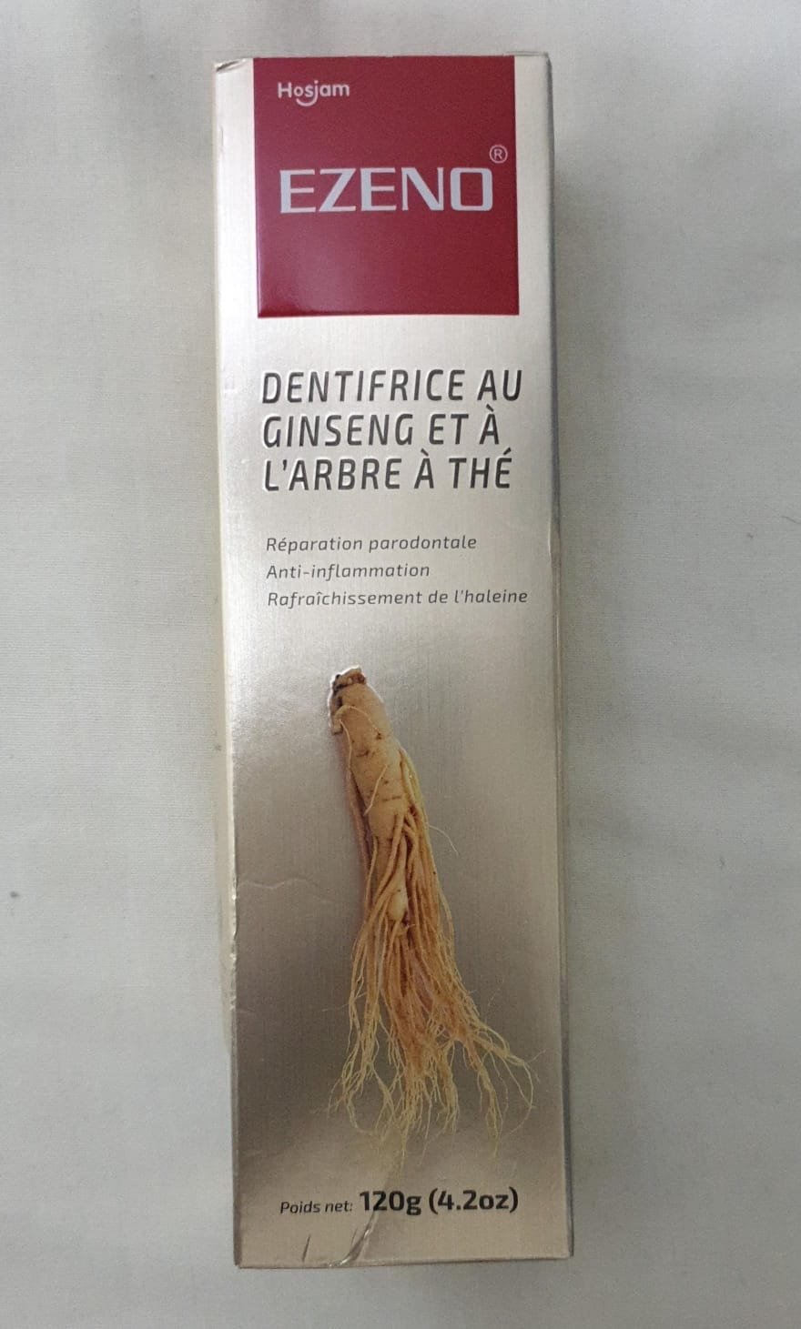 Dentifrice ginseng