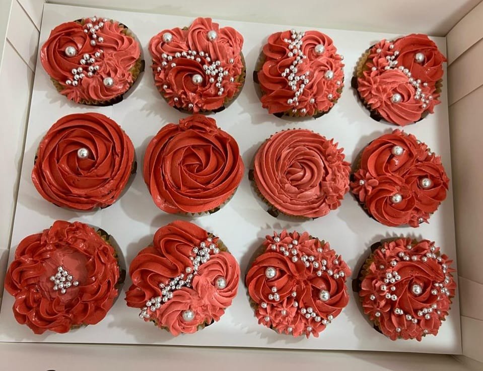 12 Cupcakes fruits rouges