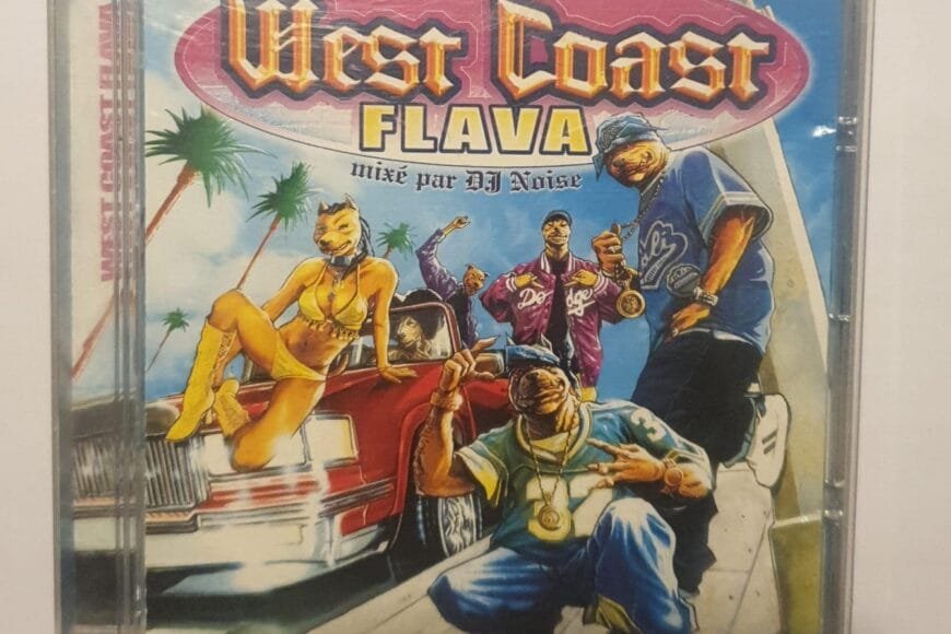 CD de rap West coast flava by Dj Noise