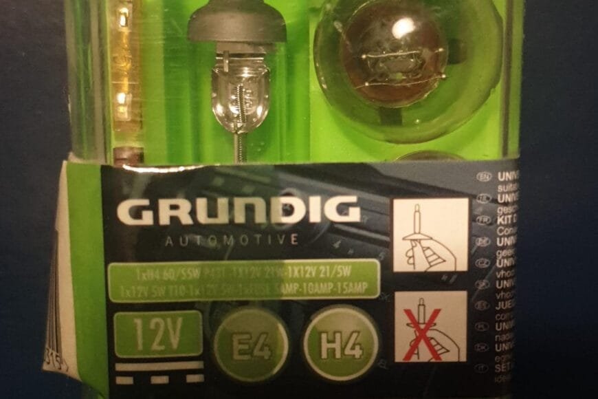 Grundig pack ampoules voitures H4