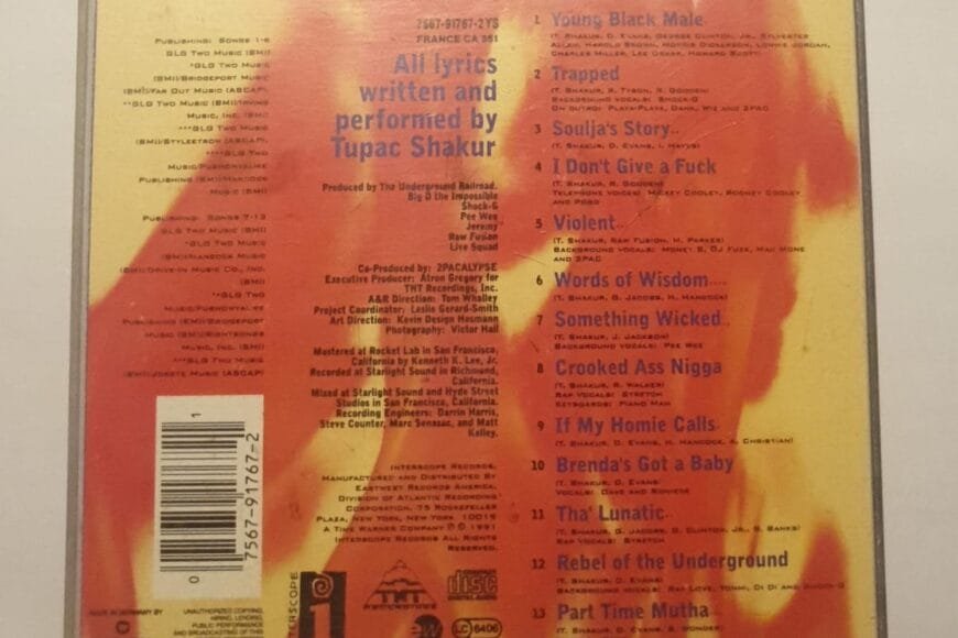 CD Tupac Shakur – 2PACalypse Now