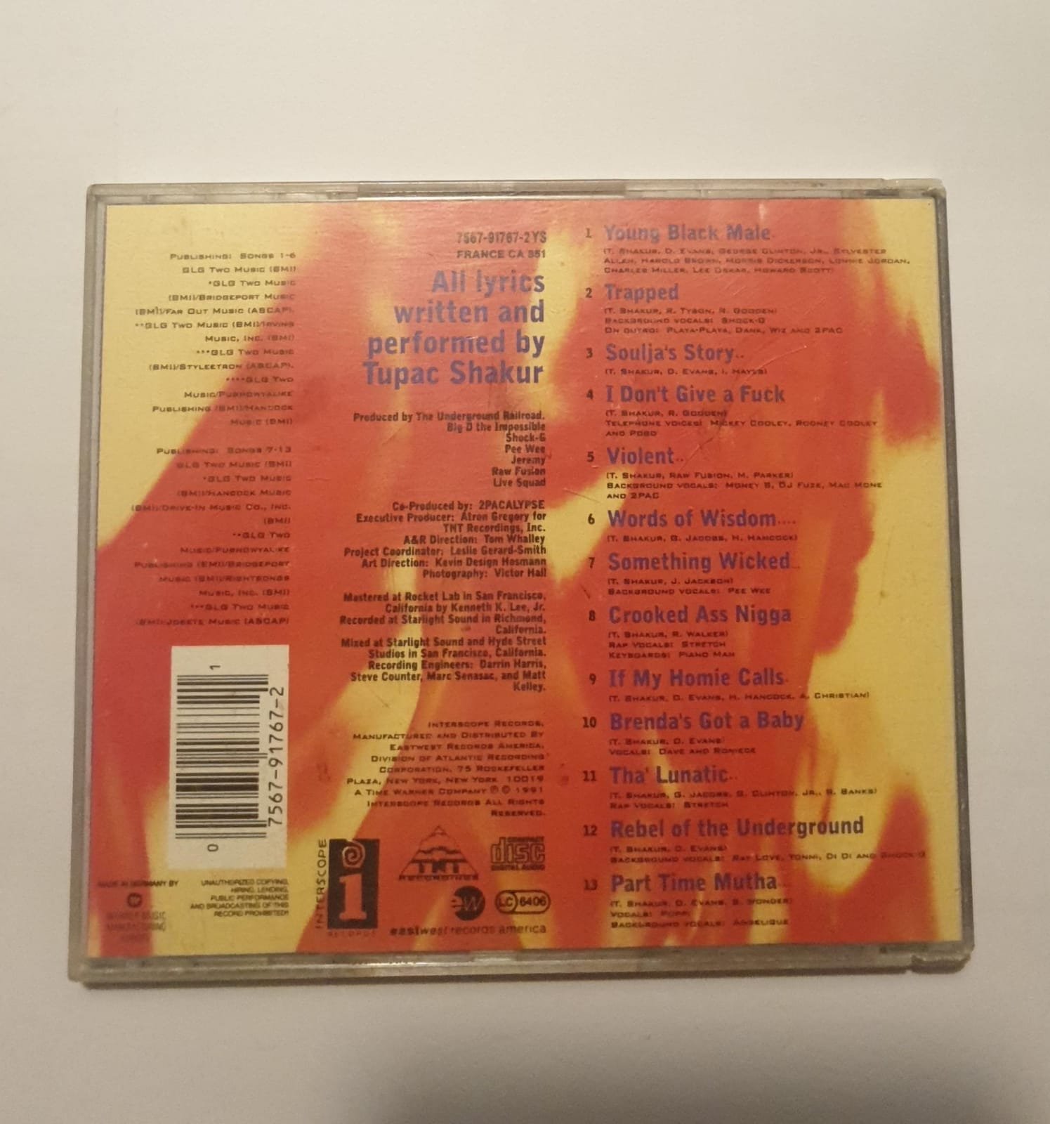 Tupac Shakur 2PACalypse Now