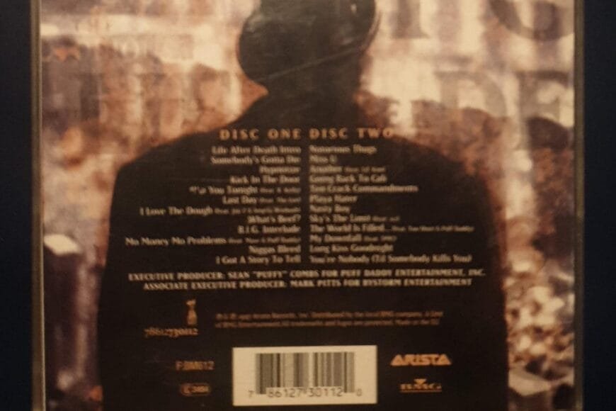 B.I.G – CD Life after death de Notorious Big
