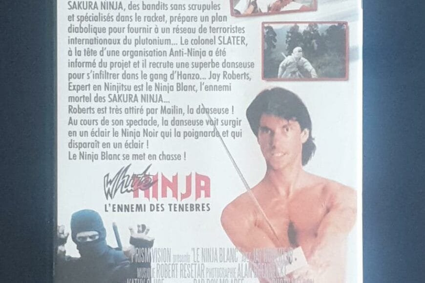 White Ninja film DVD