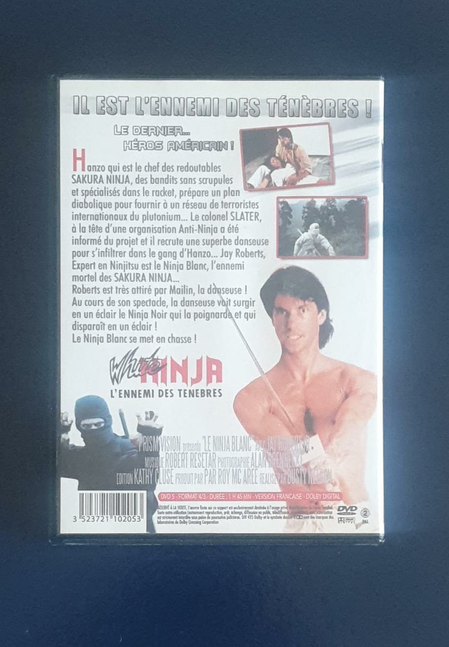 White Ninja film DVD