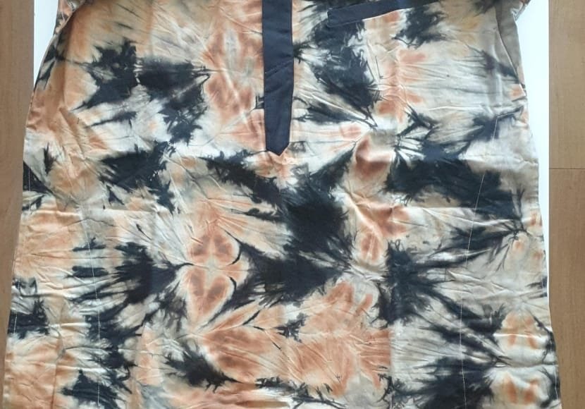 Chemise 3/4 pagne