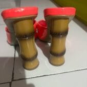 Paire de talons rose 38-39