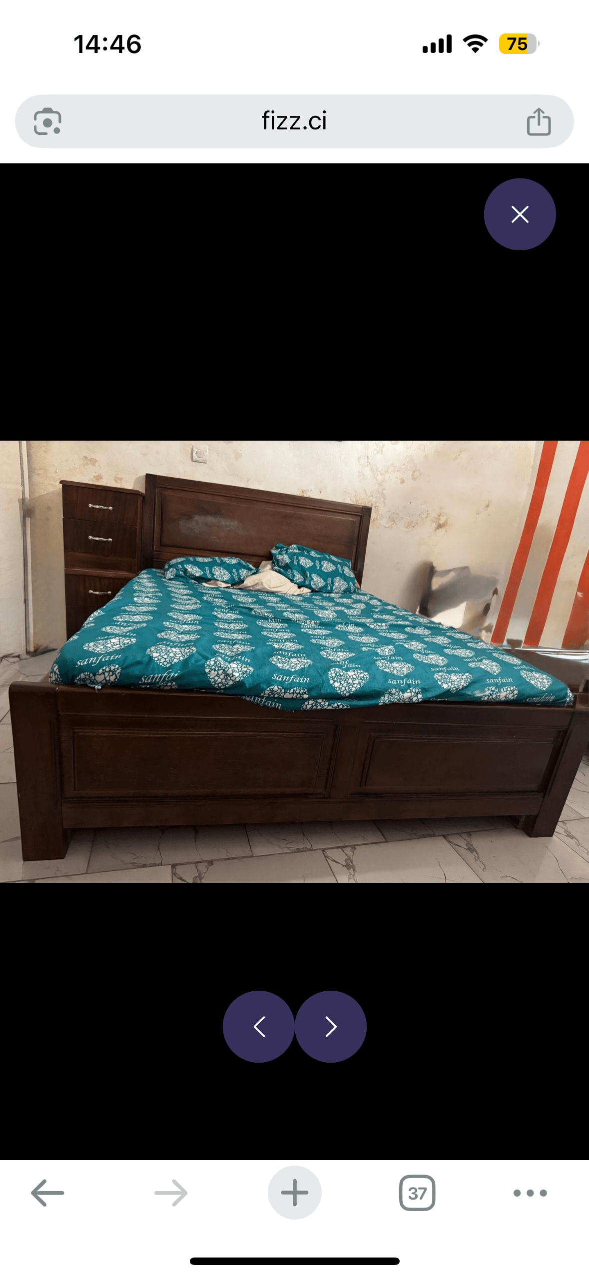 Lit 2 places à vendre