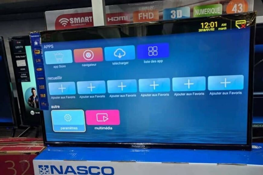 Télévision nasco 50 pouces Android 4k