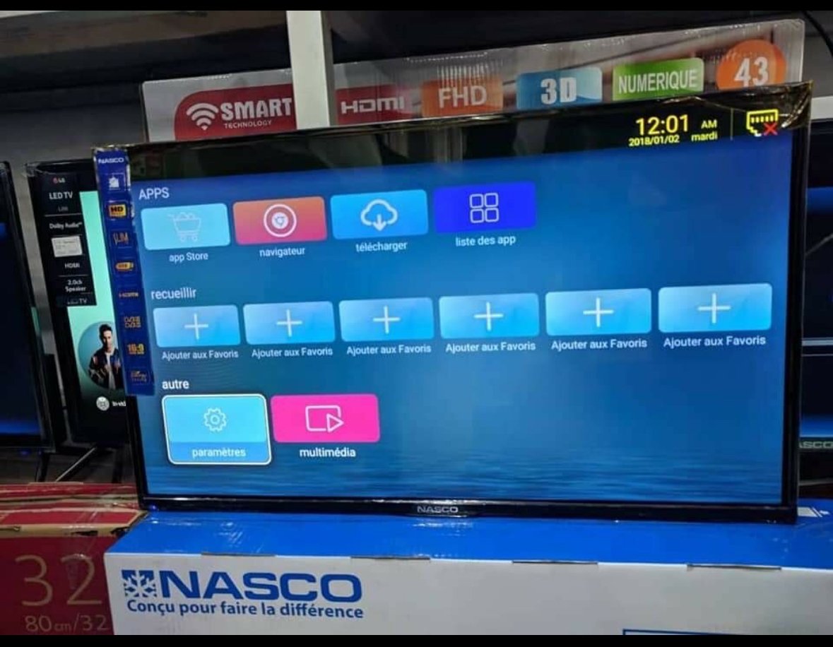 Télévision nasco 50 pouces Android 4k