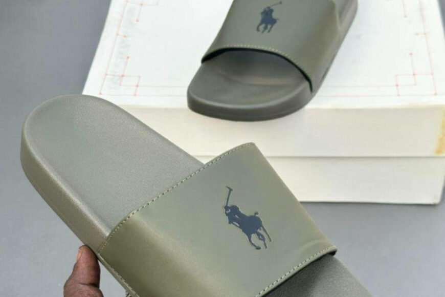 Mules Confortables Kaki Homme