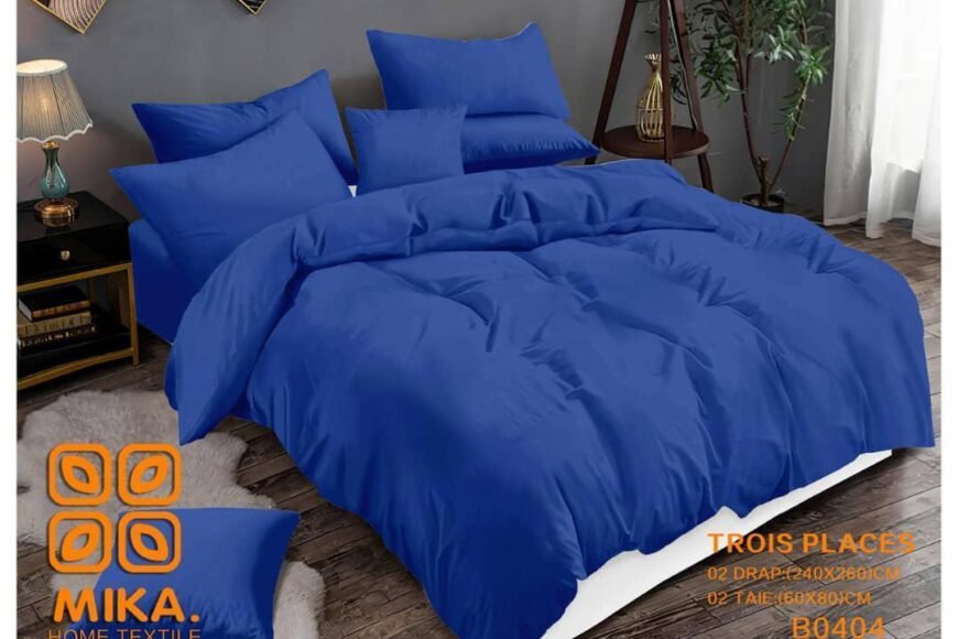 Draps de lit en coton