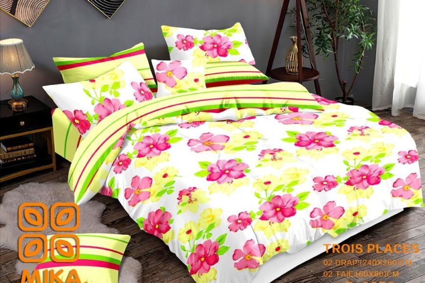 Draps de lit douceur coton