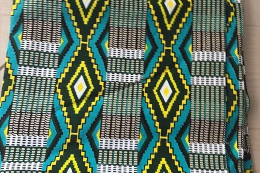 Tissu Wax Africain Géométrique