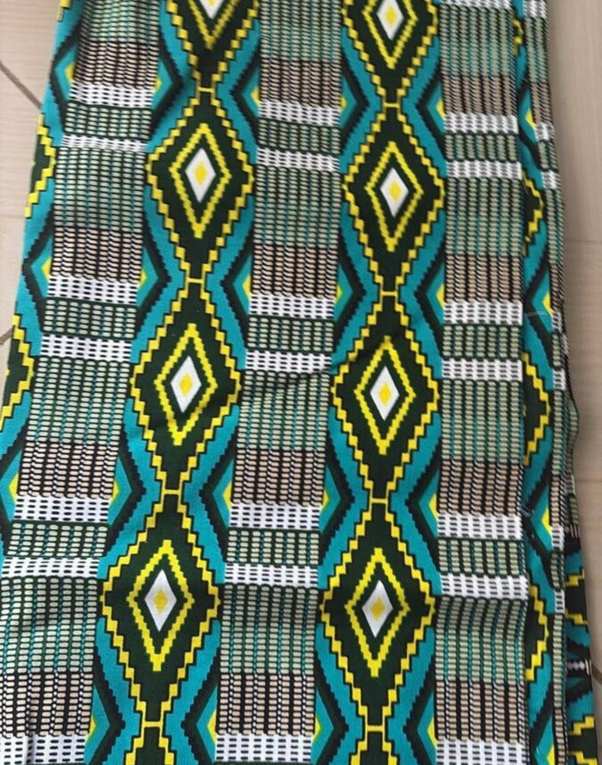 Tissu Wax Africain Géométrique