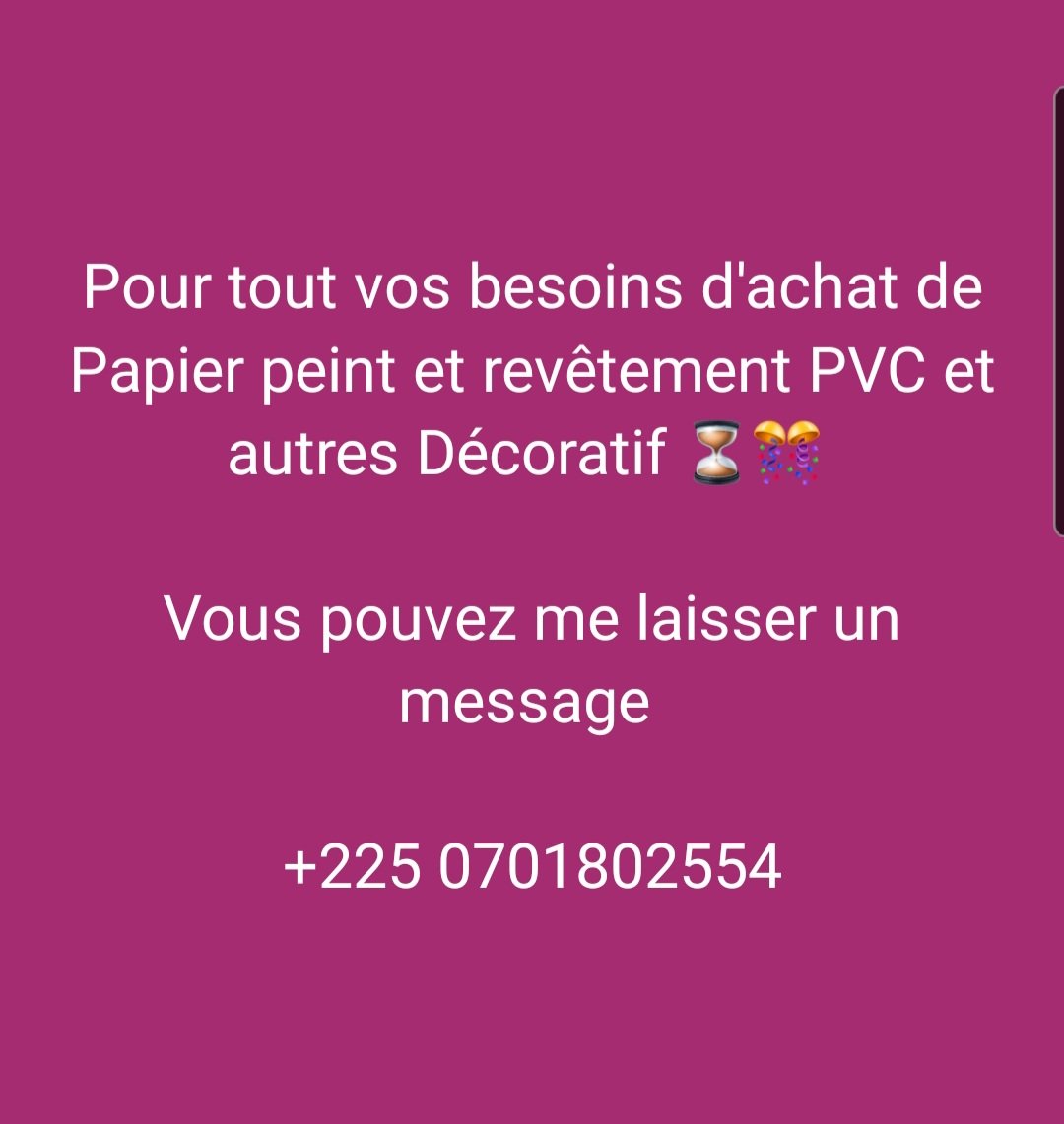 Vente papier peint et déco