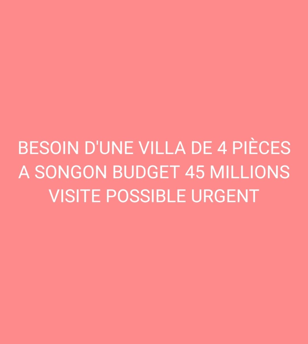 Recherche Villa à Songon