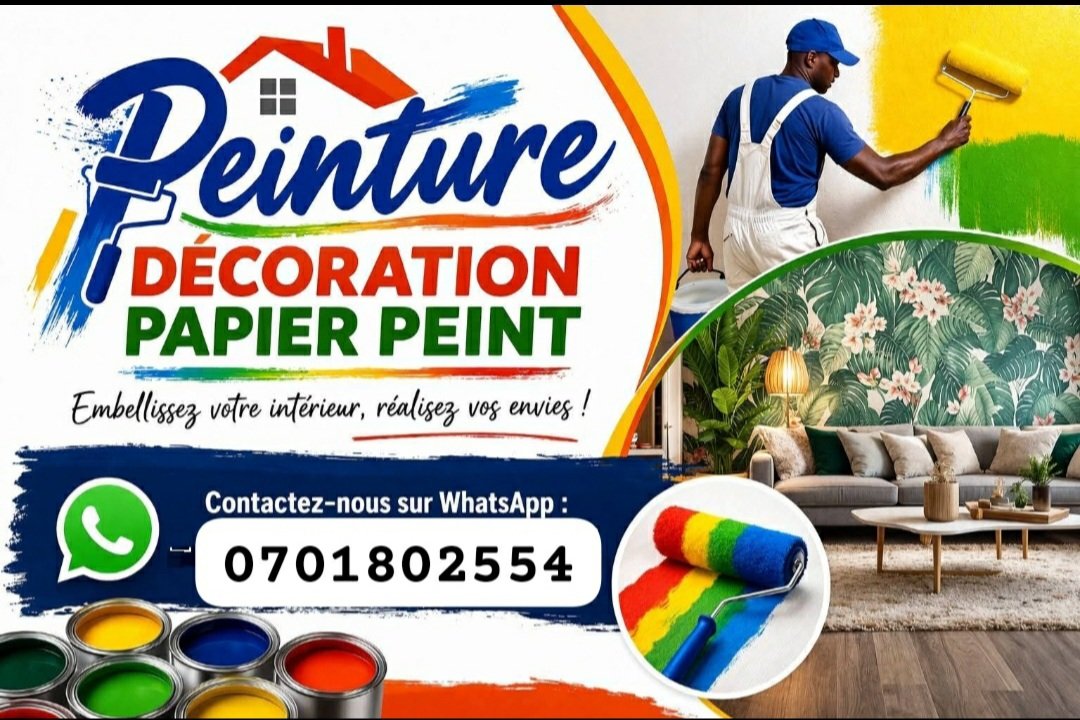 Peinture et papier peint