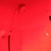 Pommeau de douche LED multicolore