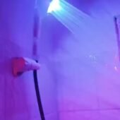 Pommeau de douche LED multicolore