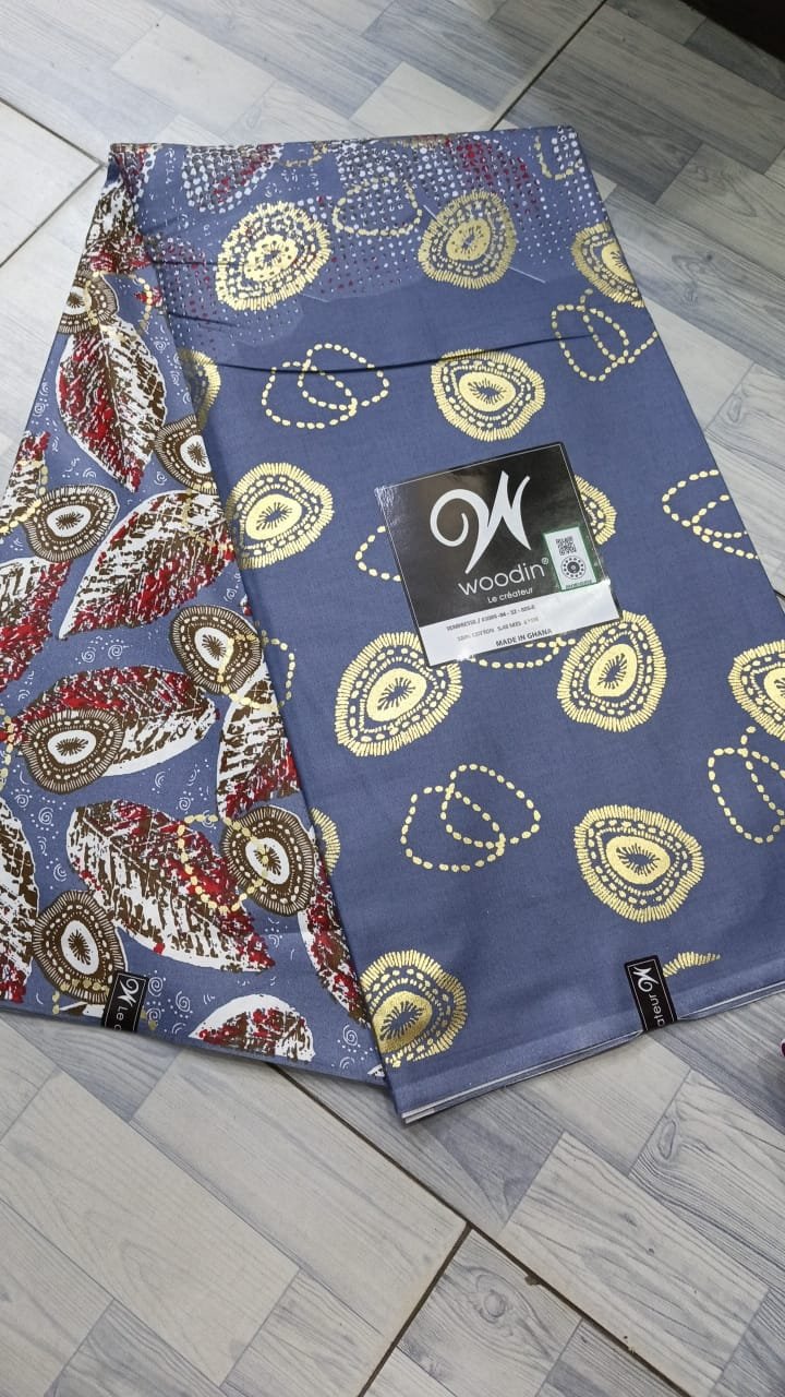 Woodin tissu violette