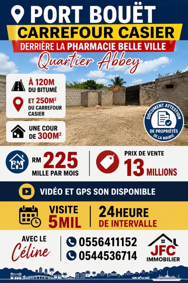 Port Bouët carrefour casier