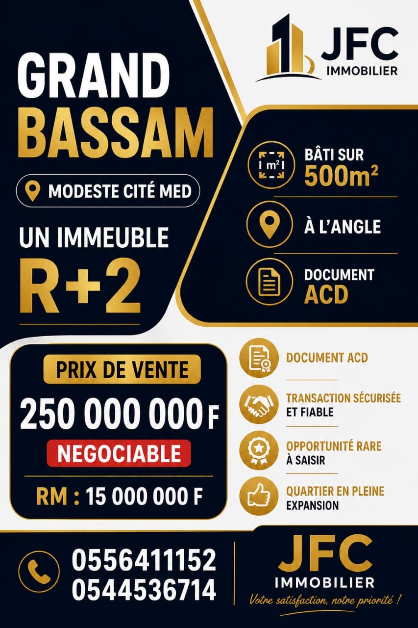 Immeuble GRAND BASSAM