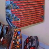 Sacoche en wax à vendre