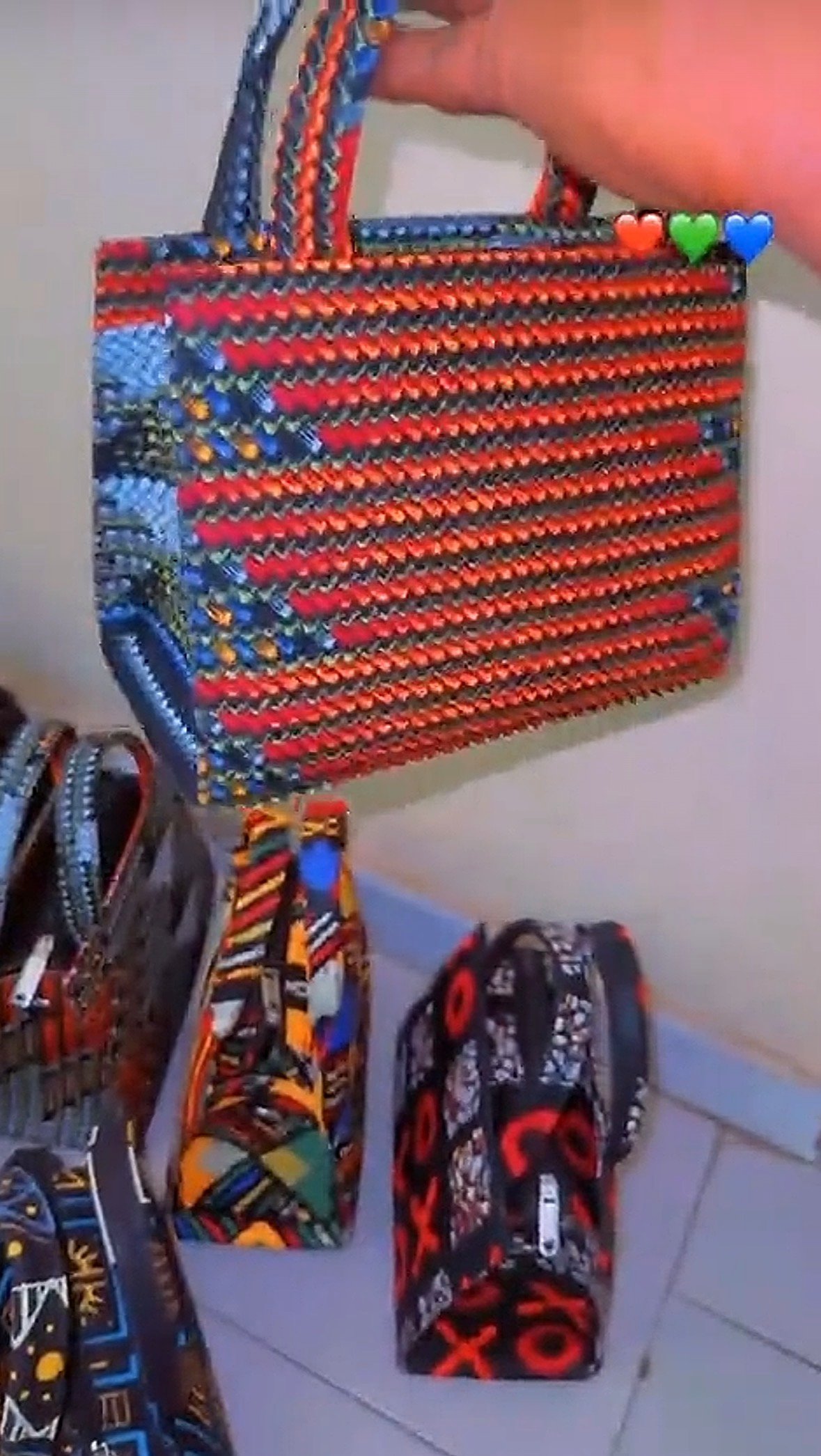 Sacoche en wax à vendre