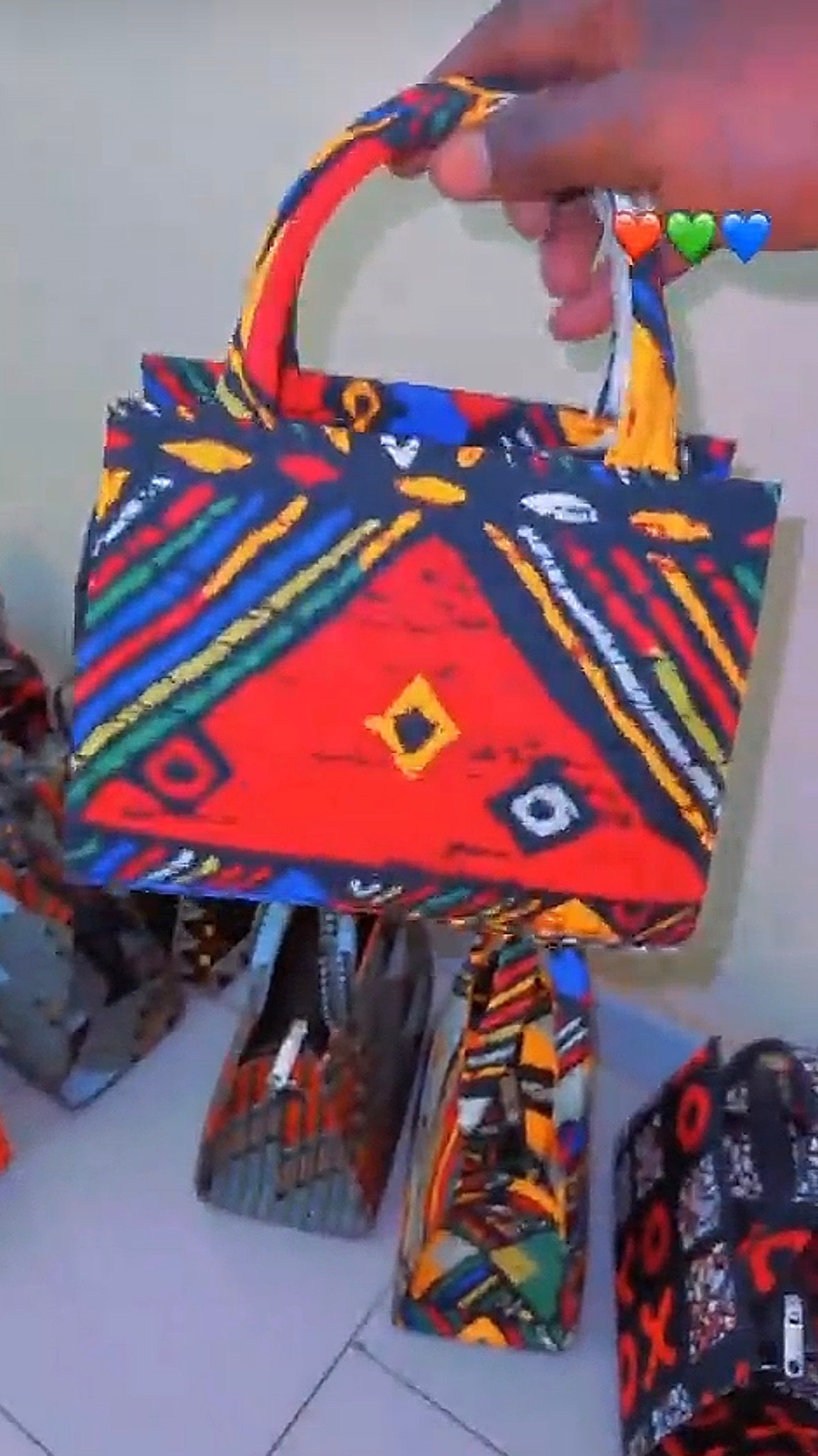 Sacoche en wax à vendre
