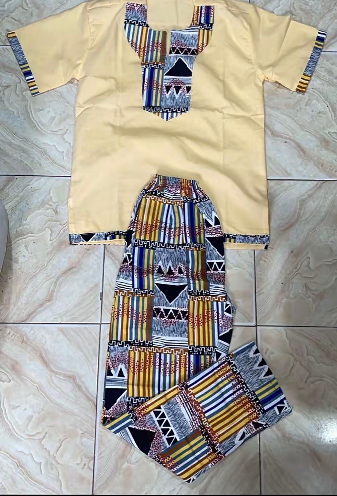 Complet homme en wax à vendre