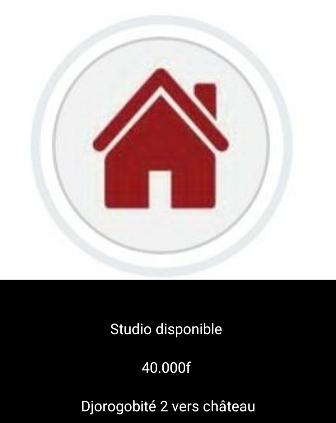 Studio Djorobité 2 vers Château