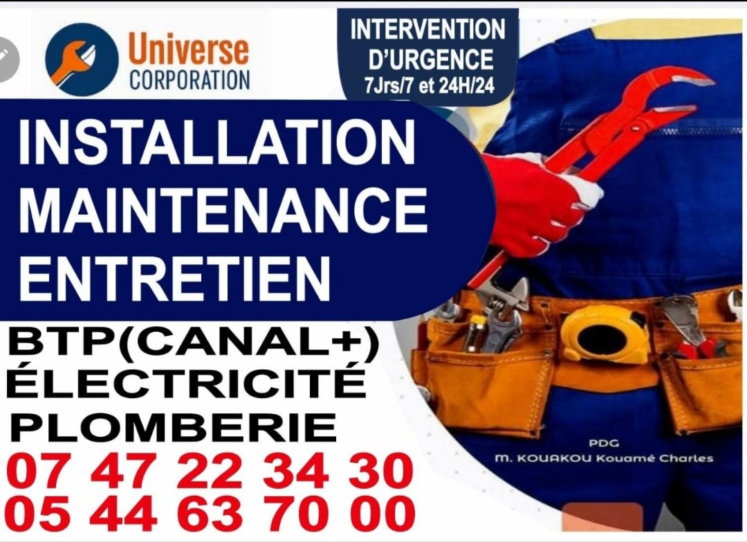 DÉPANNAGE D’URGENCE 24H/7JRS