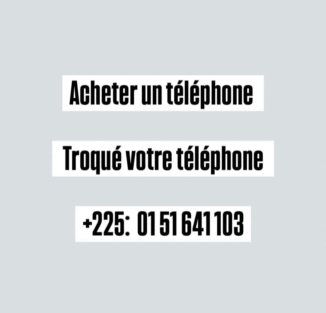 ACHAT & TROQUE TÉLÉPHONES