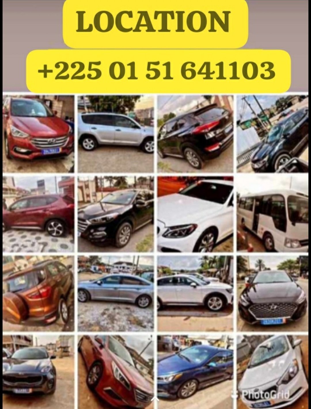 Location de voitures Abidjan
