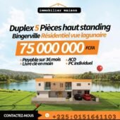 DUPLEX CLÉ EN MAIN BINGERVILLE
