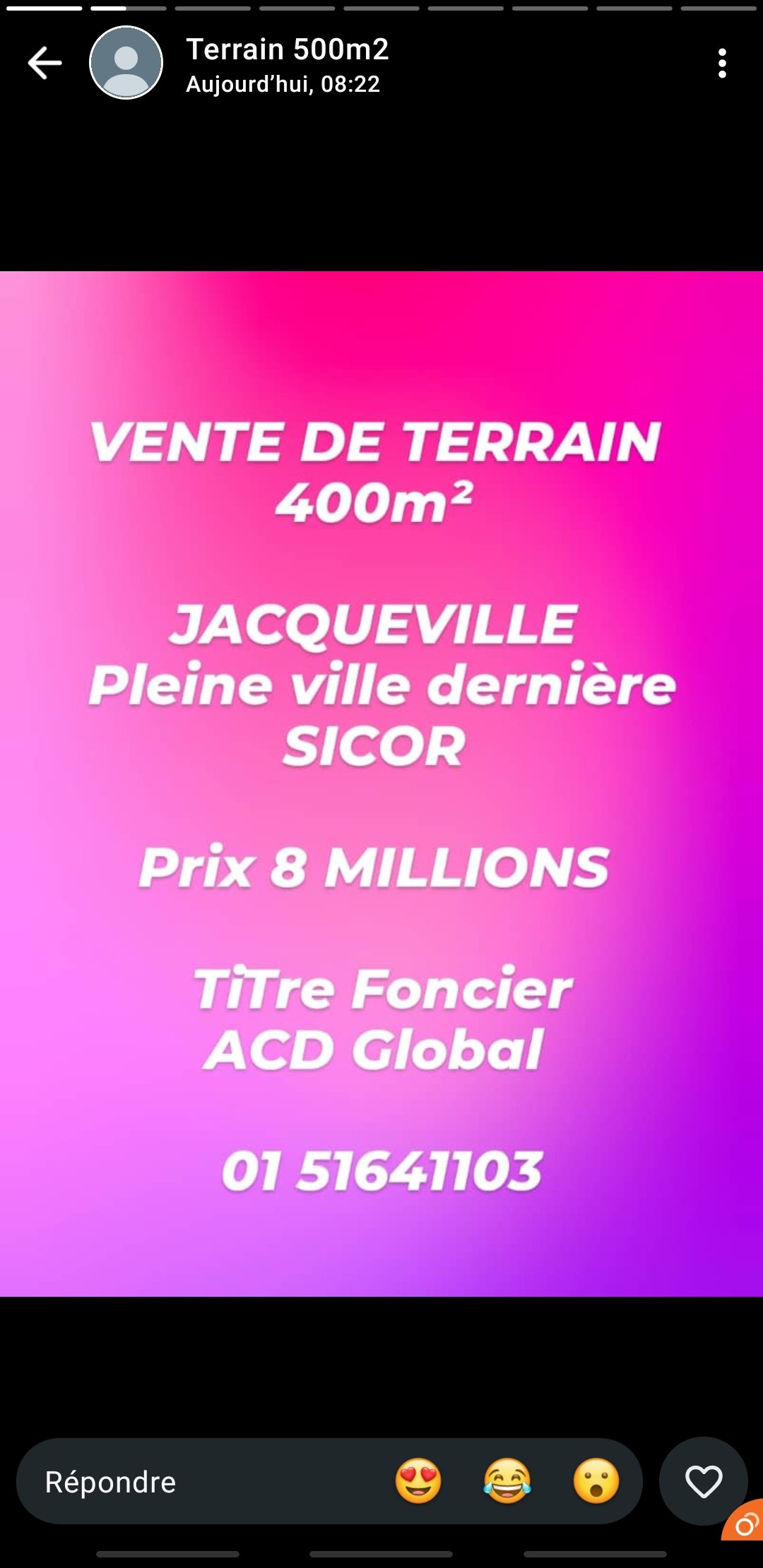 TERRAIN JACQUEVILLE SICOR Zone habitée