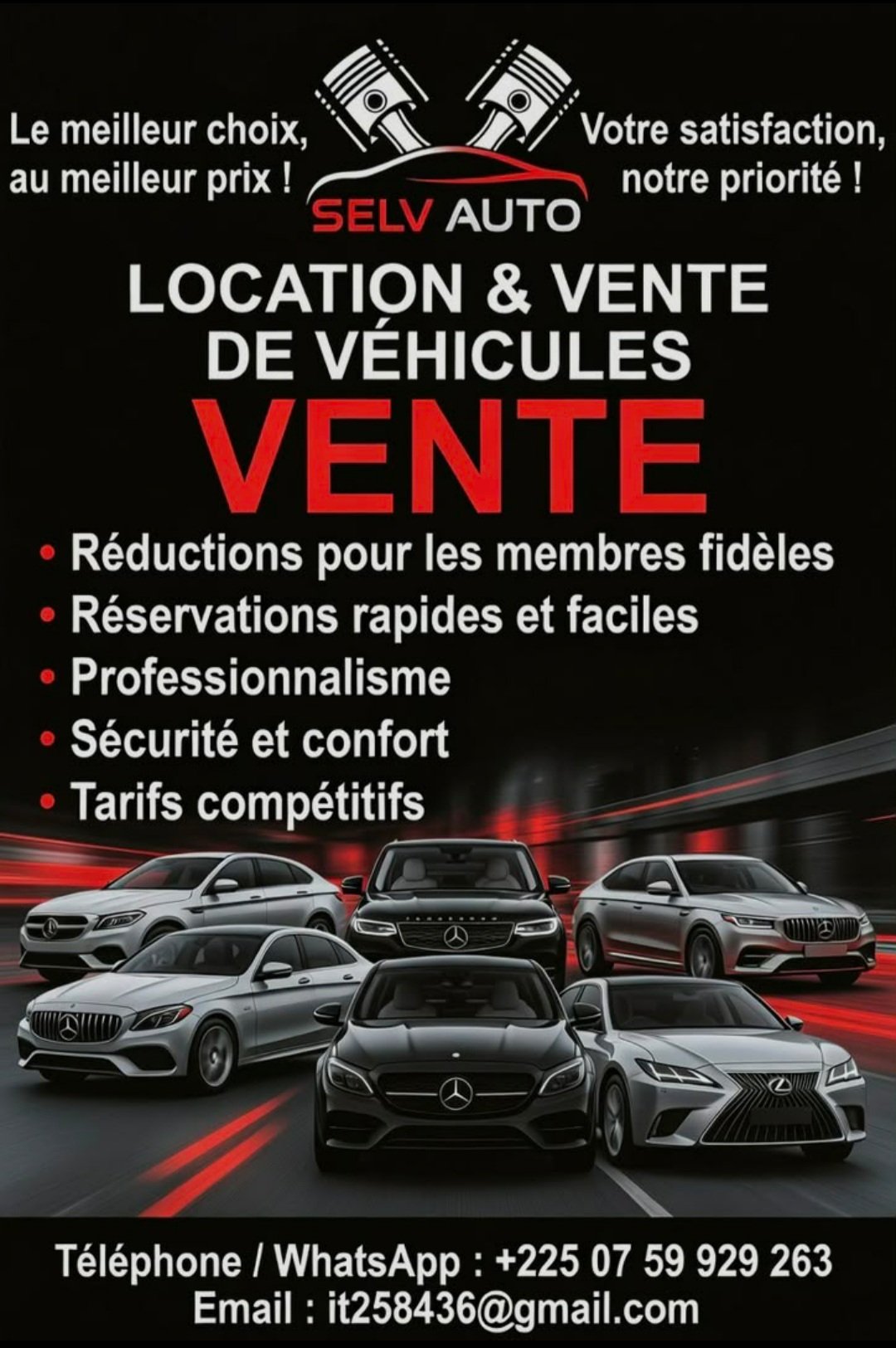 Voitures à louer SELV AUTO