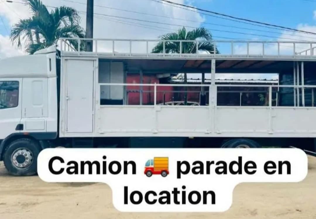 Camion de parade à louer
