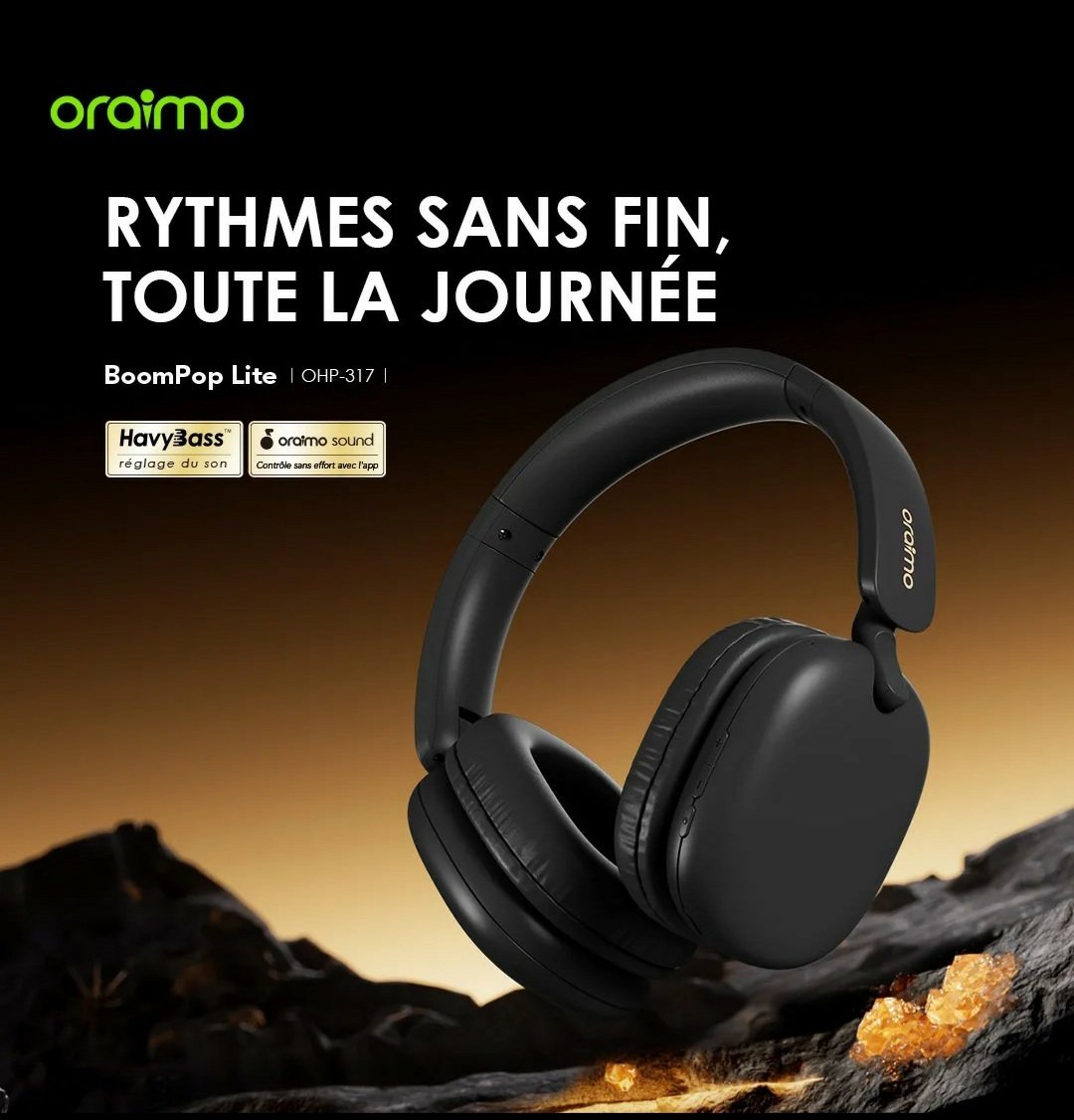 Casque sans fil Bluetooth Oraimo BoomPop