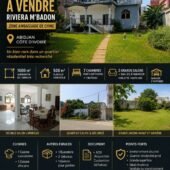 VILLA RIVIERA M’BADON À VENDRE