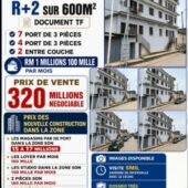 ADJAME 220 Vente R+2 600 m2