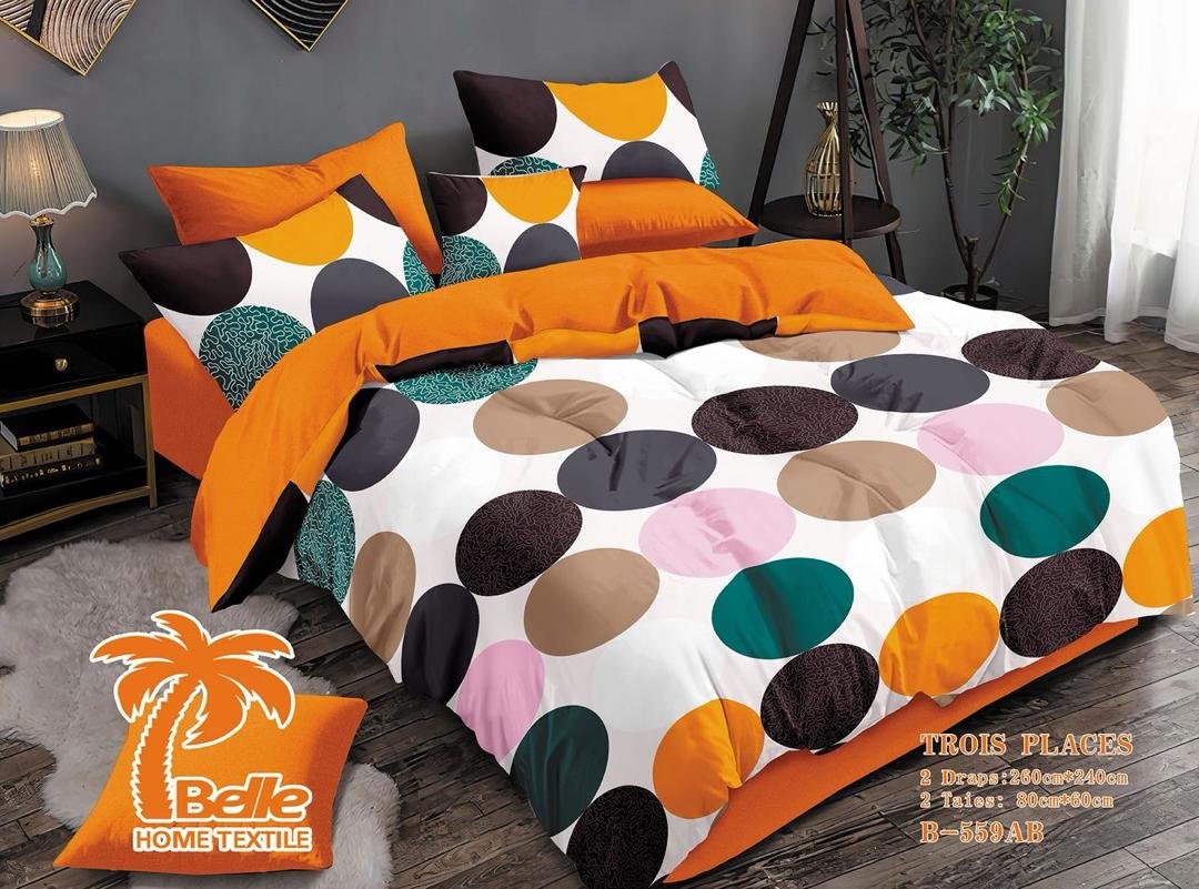 Pois tropicaux, parures 3P Multicolore