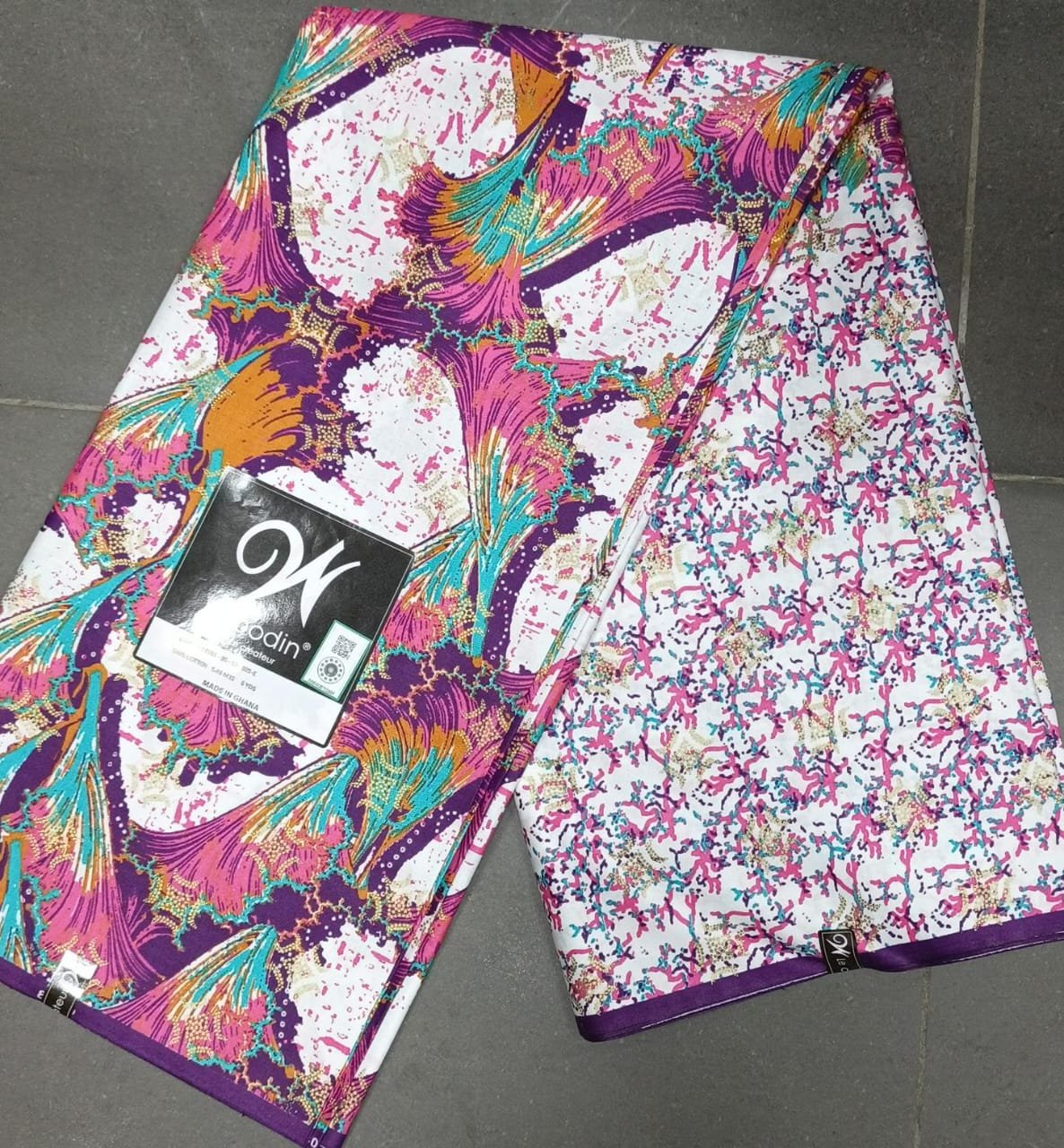 Woodin Prune Rose Turquoise & Blanc