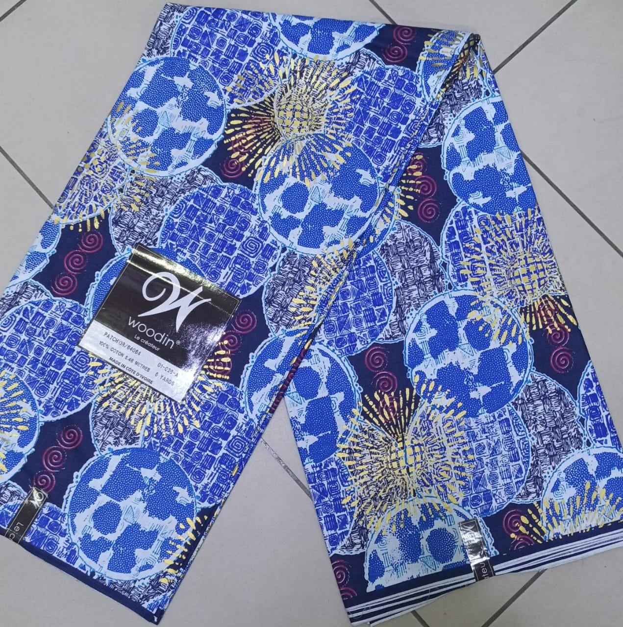 Woodin patchwork céleste