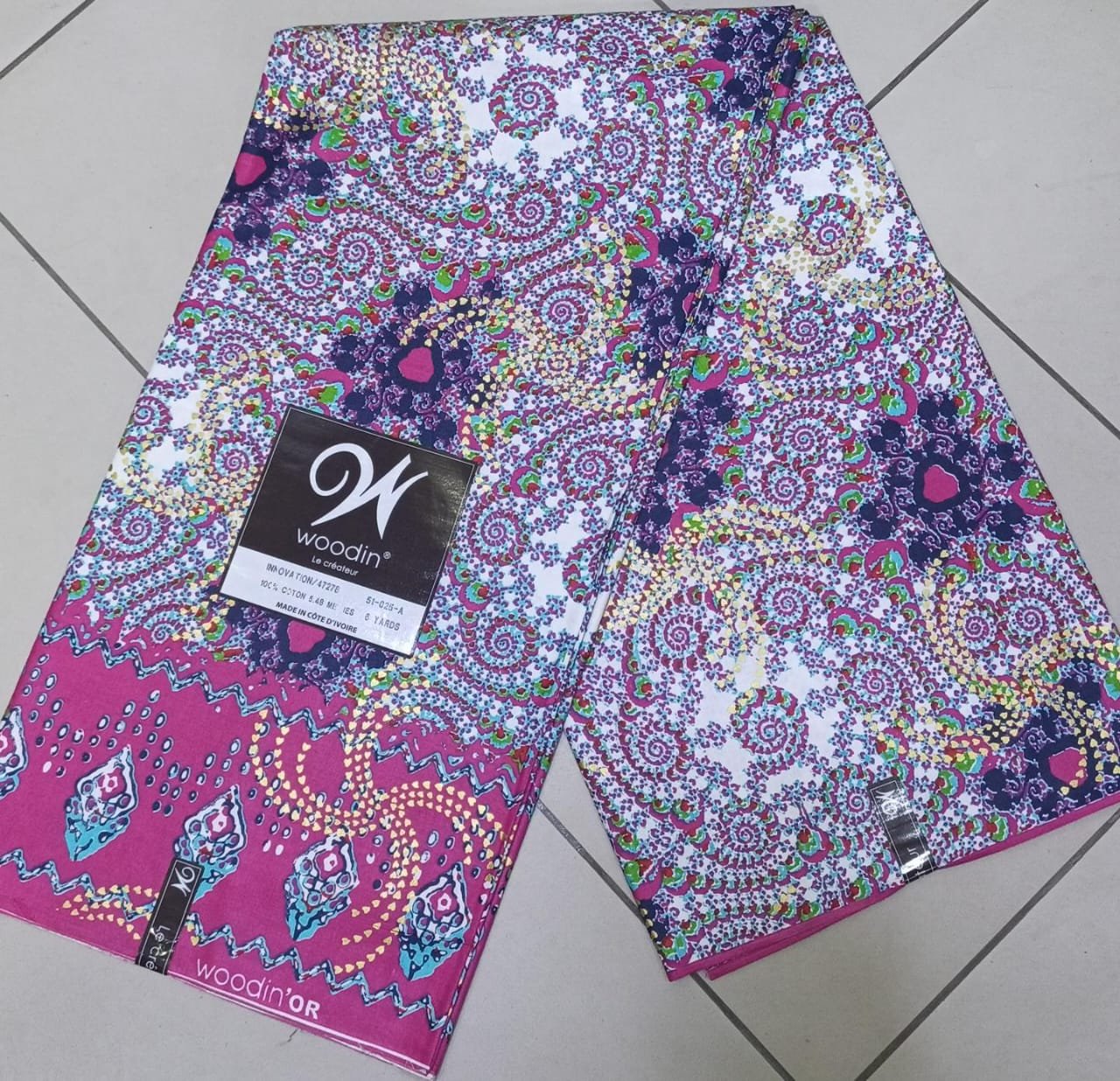Woodin jardin de Mandalas Rose fuchsia