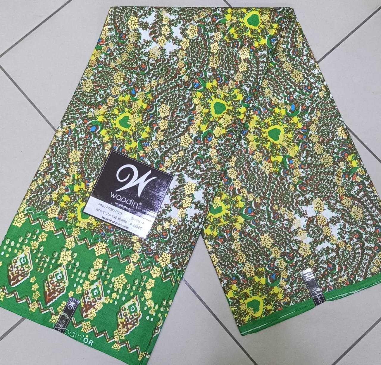 Woodin Or-Jardin de Mandalas -vert Émeraude