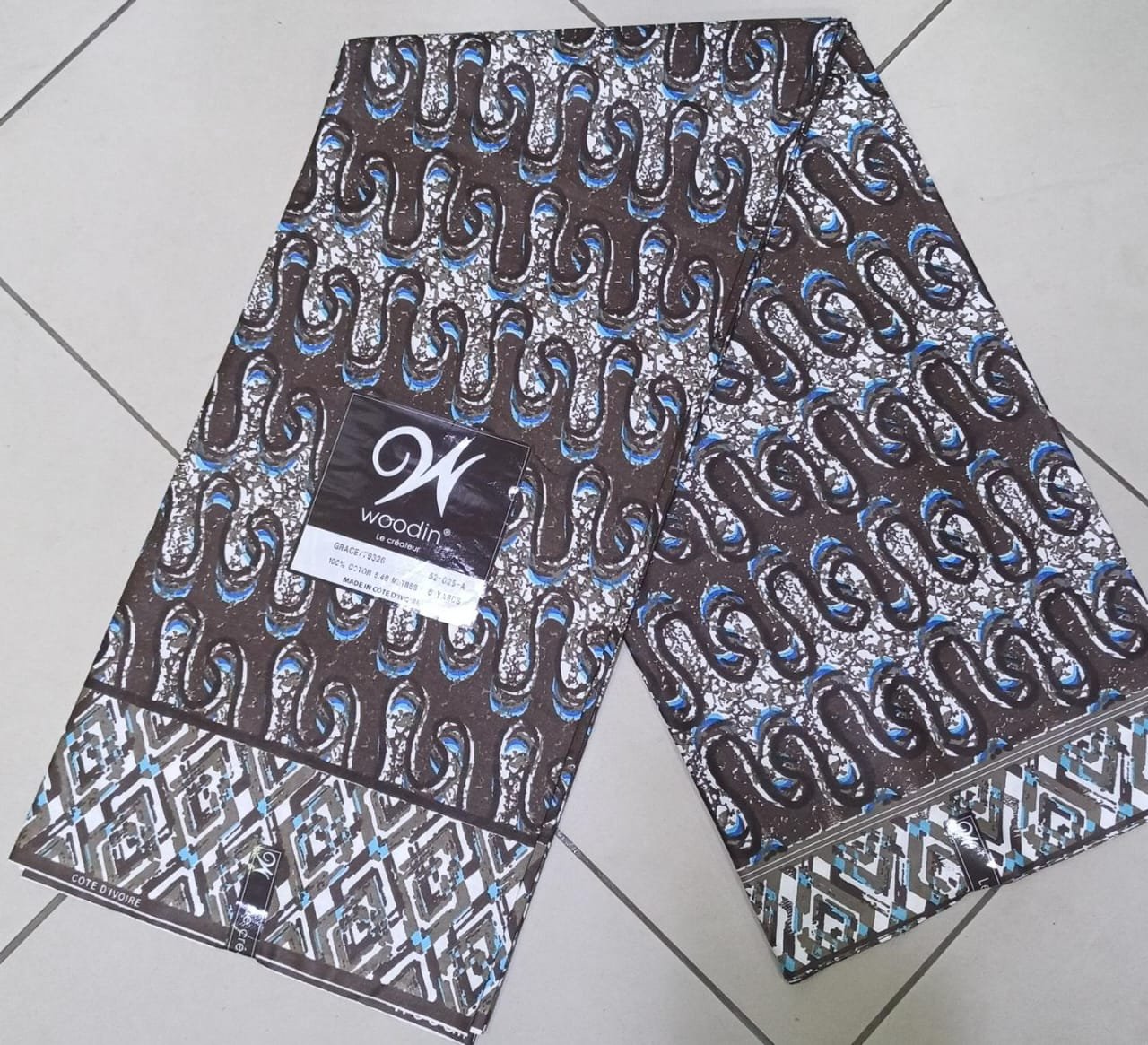 Woodin Grâce- Motif Fluide- Made in CI