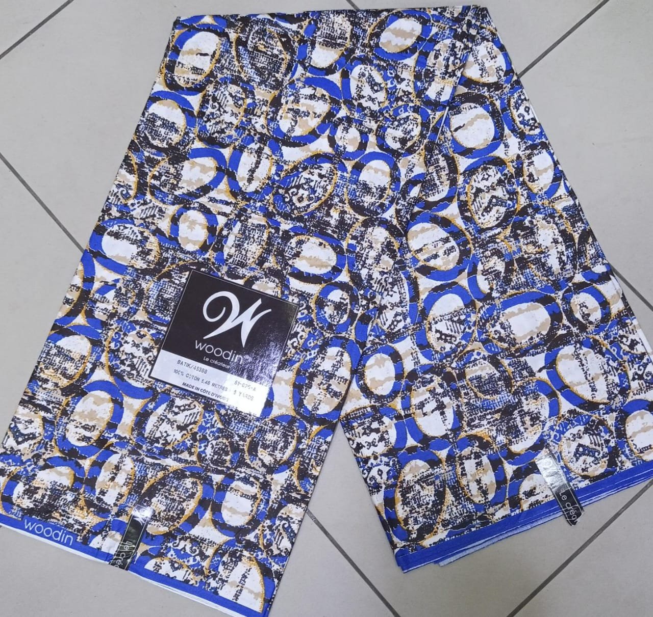 Pagne Woodin CI Cercles Urbain -Bleu Noir